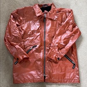 Totes rain coat - small salmon color